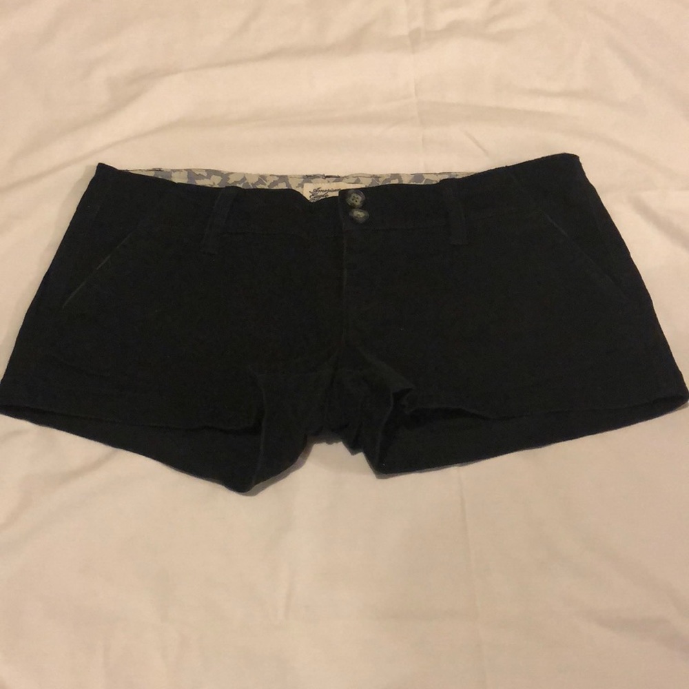 American eagle black cloth shorts
